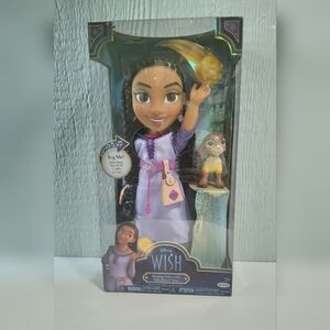 Disney WISH Singing Asha with Valentino & Star